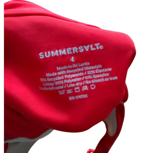 Summersalt The V-Halter Plunge One-Piece Swimsuit NWT - Picture 8 of 8